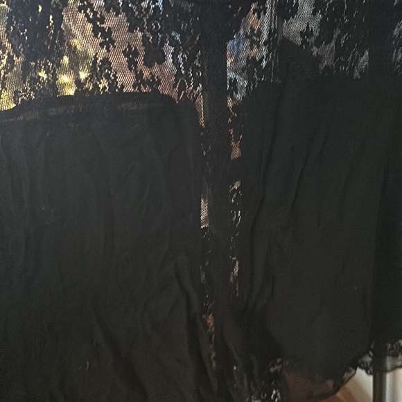 BLACK LACE TANK TOP BLOUSE SZ LG NEW - Picture 3 of 7